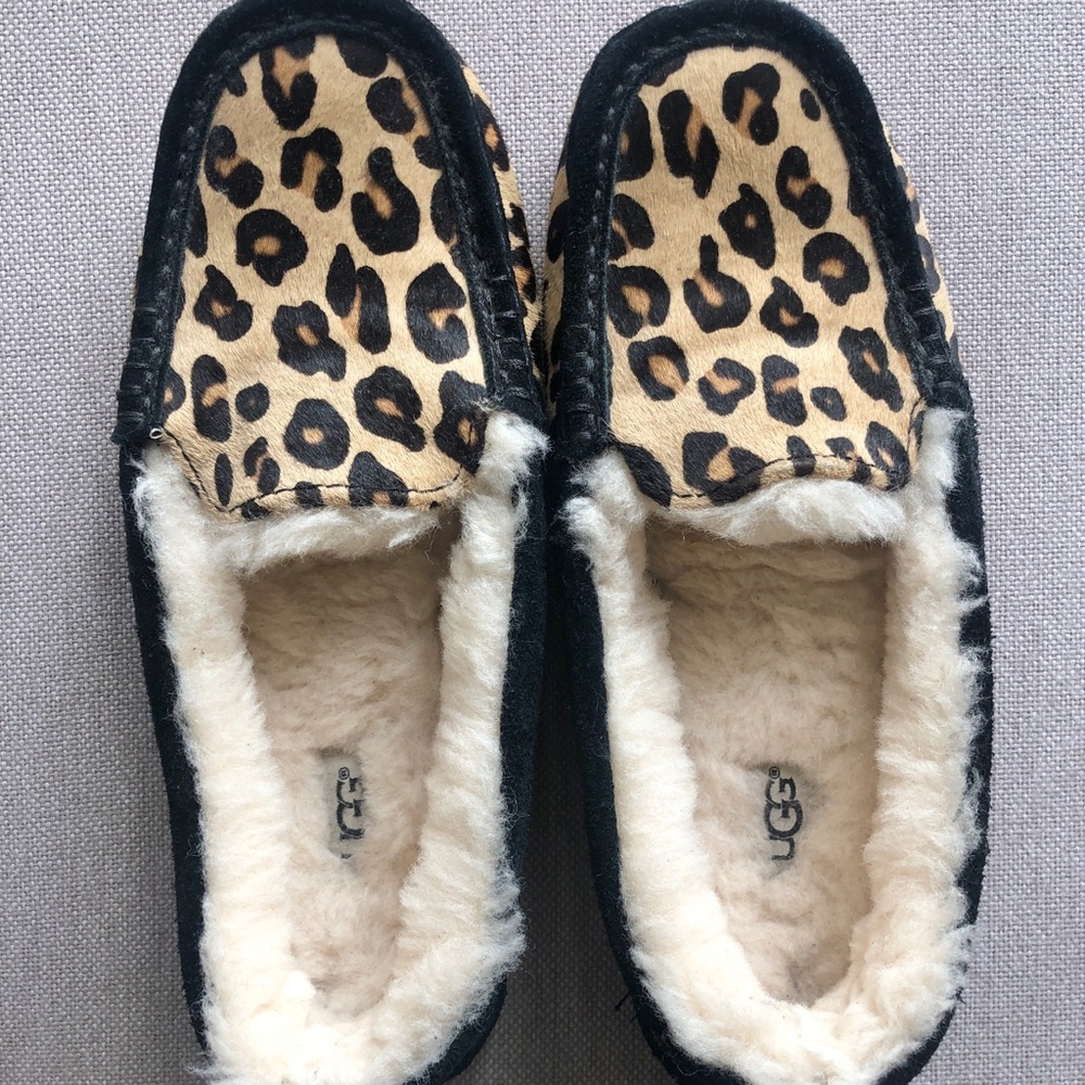 New Leopard Print Ugg Slippers